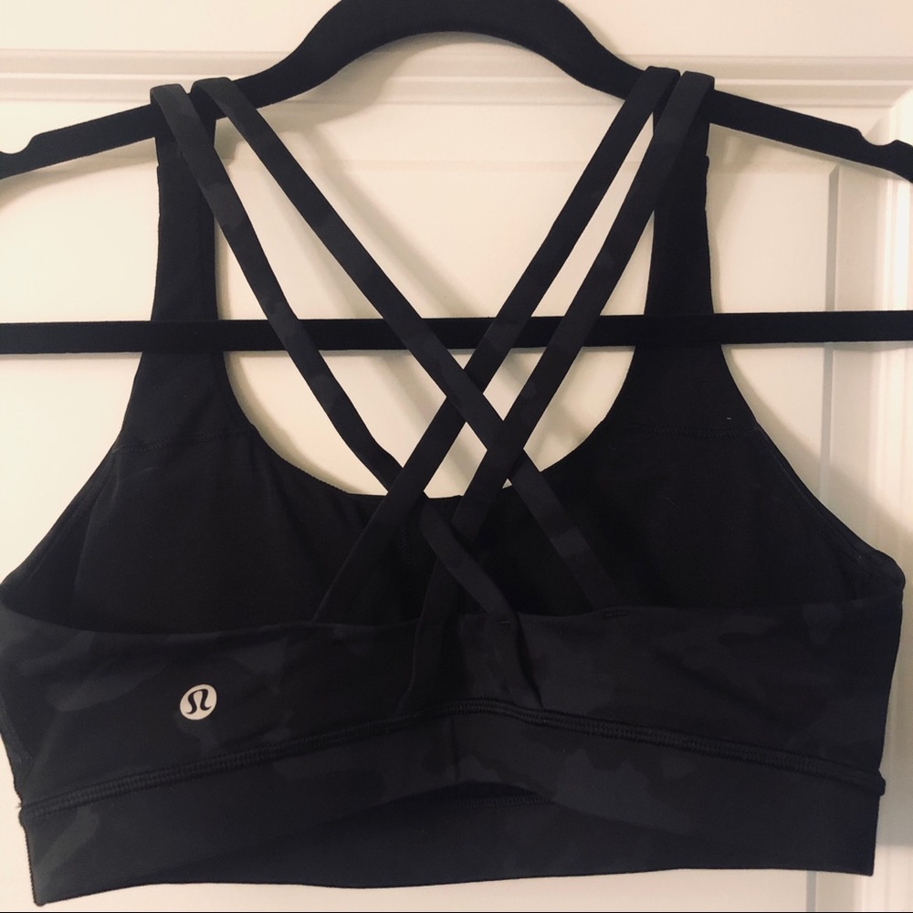 Lululemon Energy Bra Incognito Camo Multi Grey